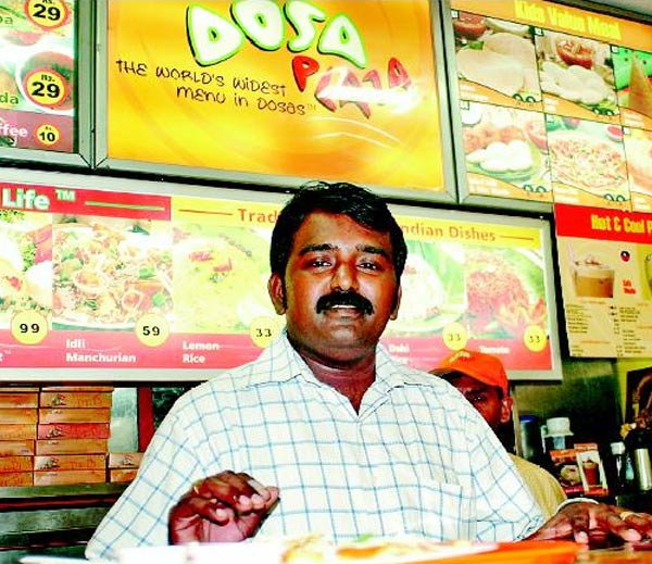 Prem Ganapathy the founder of Dosa Plaza whips up the perfect ...